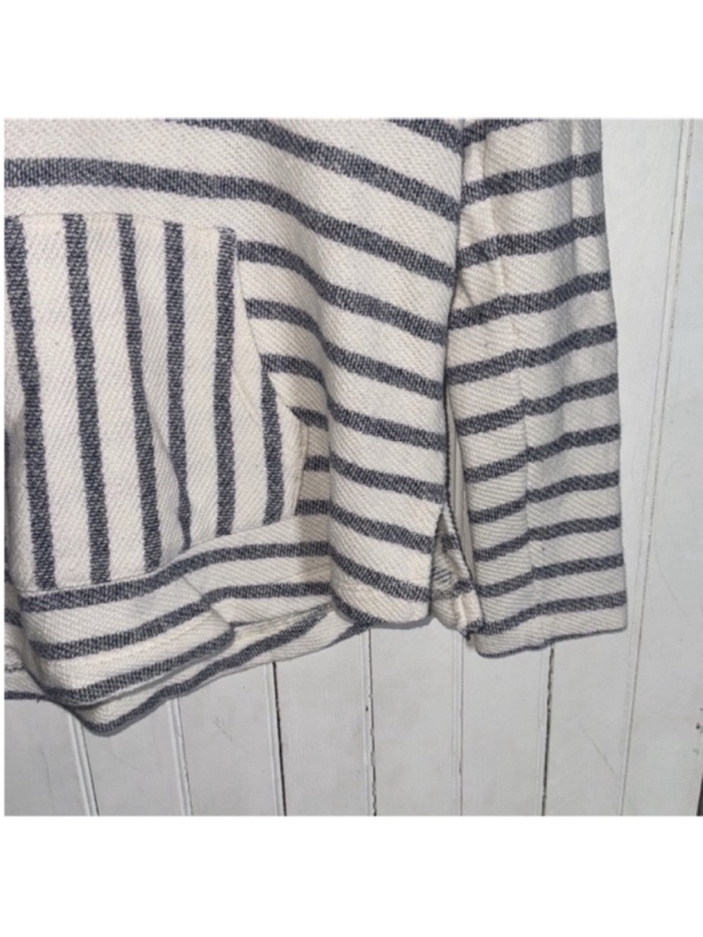 Old Navy Hooded Top White Black Stripes Size XS - Picture 3 of 6